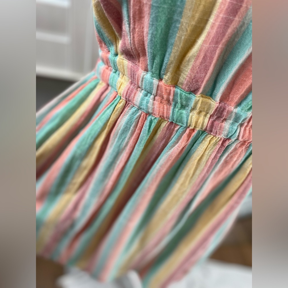 O’Neill Kenzie Striped Summer Sun Dress Women’s Size M Coastal Beach Surfer Girl - Picture 8 of 16